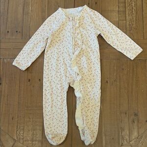 Jamie Kay Melanie one piece Penelope rose ruffled floral zipper romper 2T